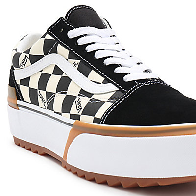 Checkerboard Old Skool Stacked Schuhe