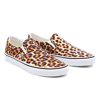 informal arrastrar Relativamente Leopard Classic Slip-On Shoes | Black | Vans