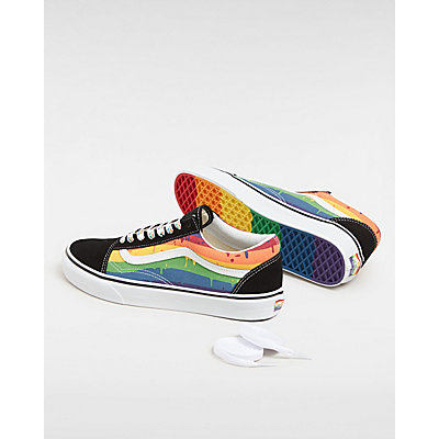 Rainbow Drip Old Skool Schuhe