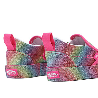 Chaussures à scratch Glitter Rainglow Slip-On Bébé (1-4 ans)