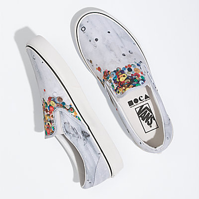 Vans X MOCA Brenna Youngblood Classic Slip-On Shoes