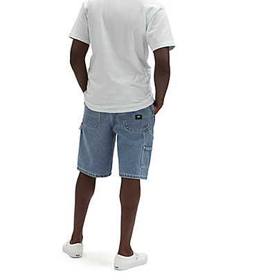Drill Chore Loose Jeansshorts