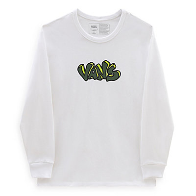 Off The Wall Graphic Loose Long Sleeve T-Shirt
