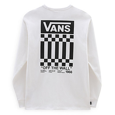 Off The Wall Check Graphic Long Sleeve T-Shirt