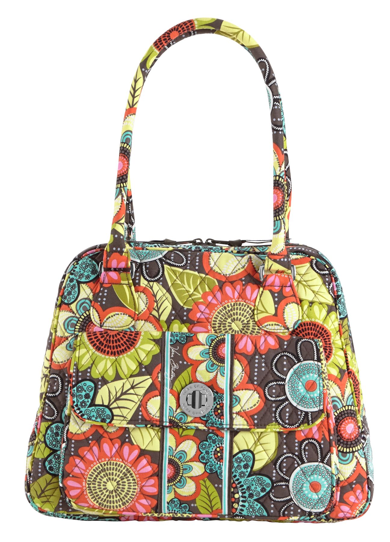 Vera Bradley Turn Lock Satchel Bag | eBay