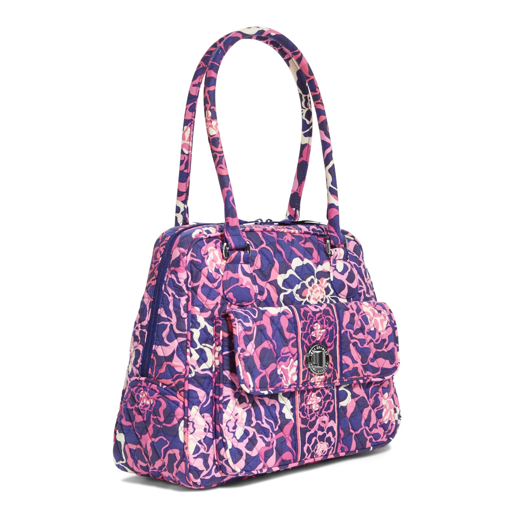 Vera Bradley Turnlock Satchel Bag