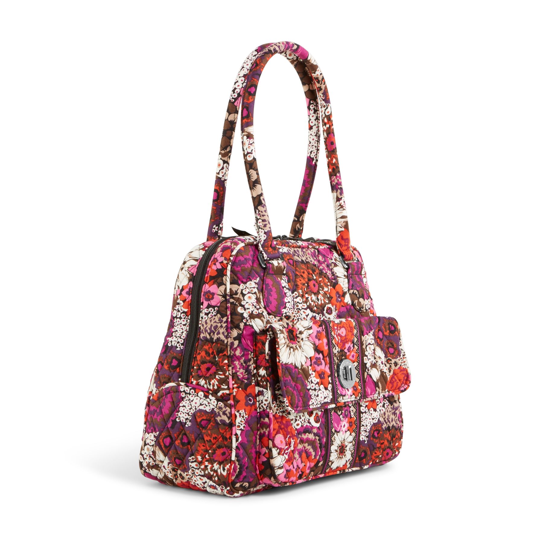 Vera Bradley Turnlock Satchel Bag | eBay