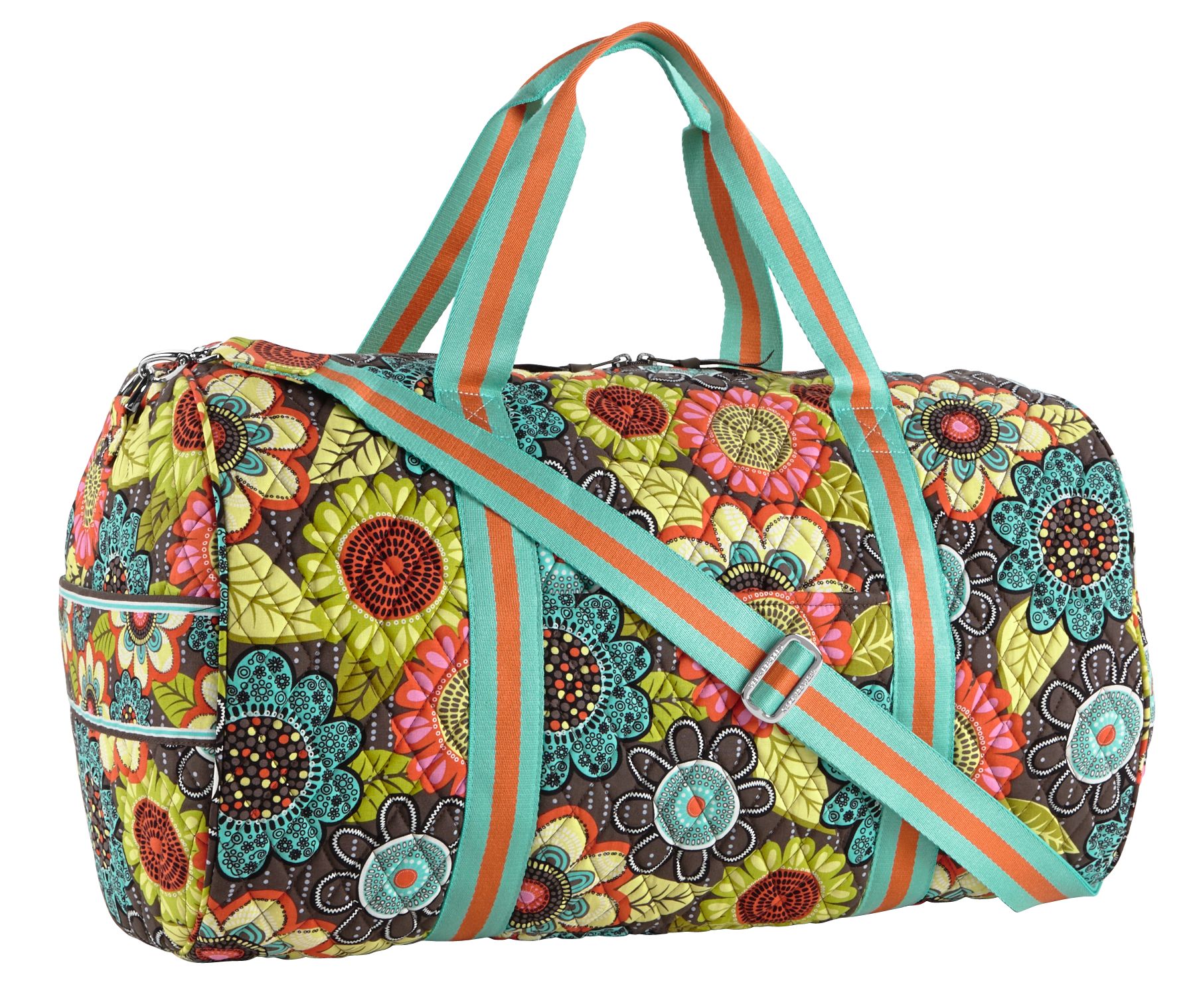 Vera Bradley Round Duffel Travel Bag