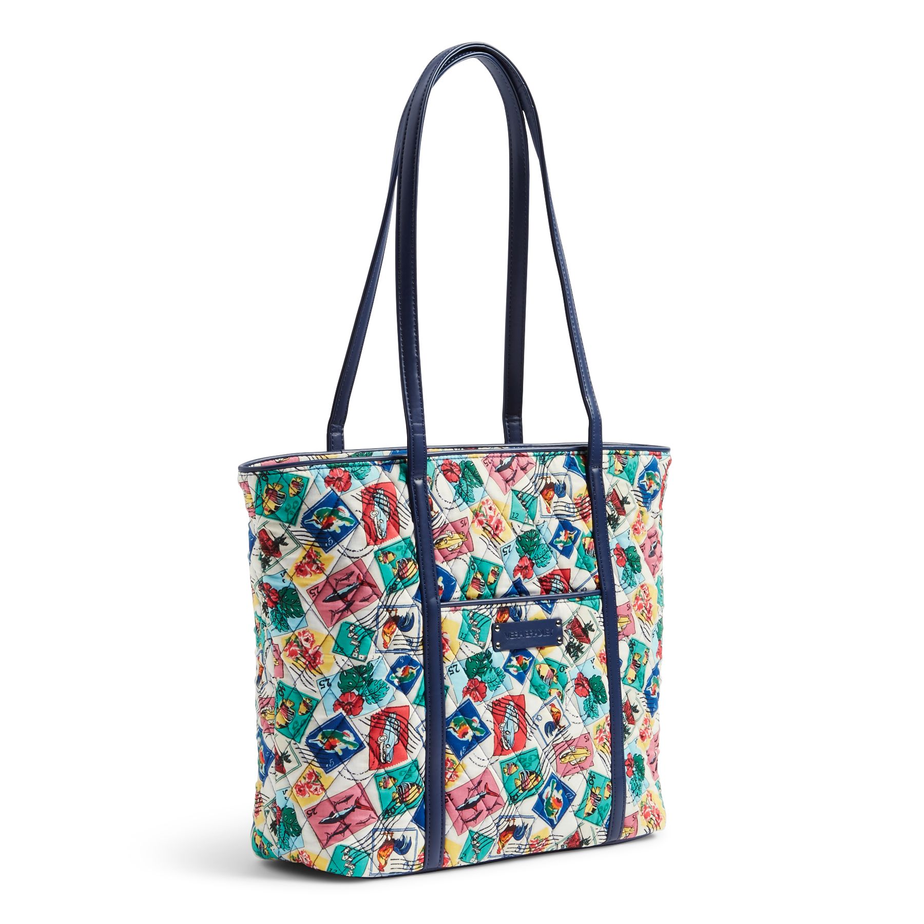 Vera Bradley Small Trimmed Vera Tote Bag | eBay