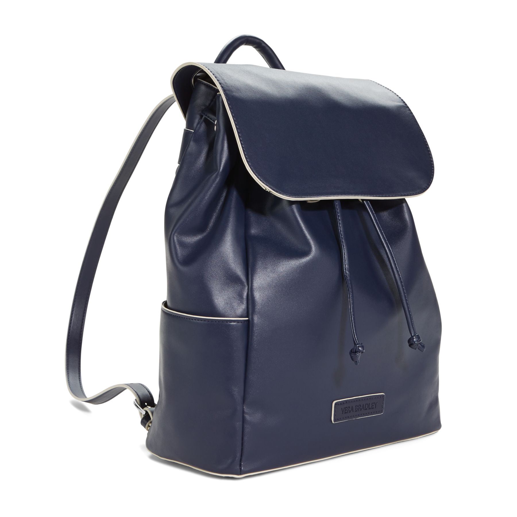 Vera Bradley Faux Leather Drawstring Backpack Purse | eBay