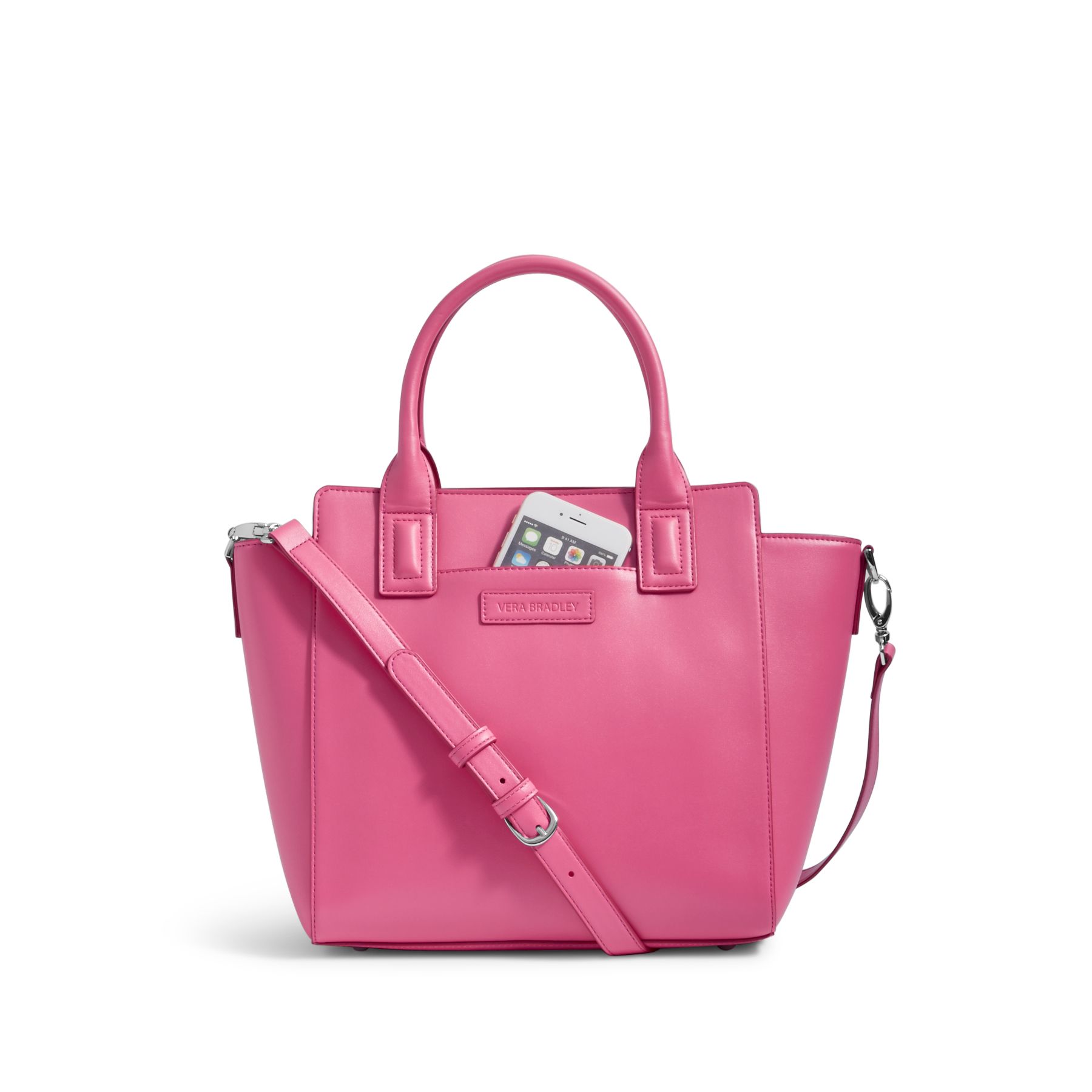Vera Bradley Faux Leather Satchel Bag | eBay