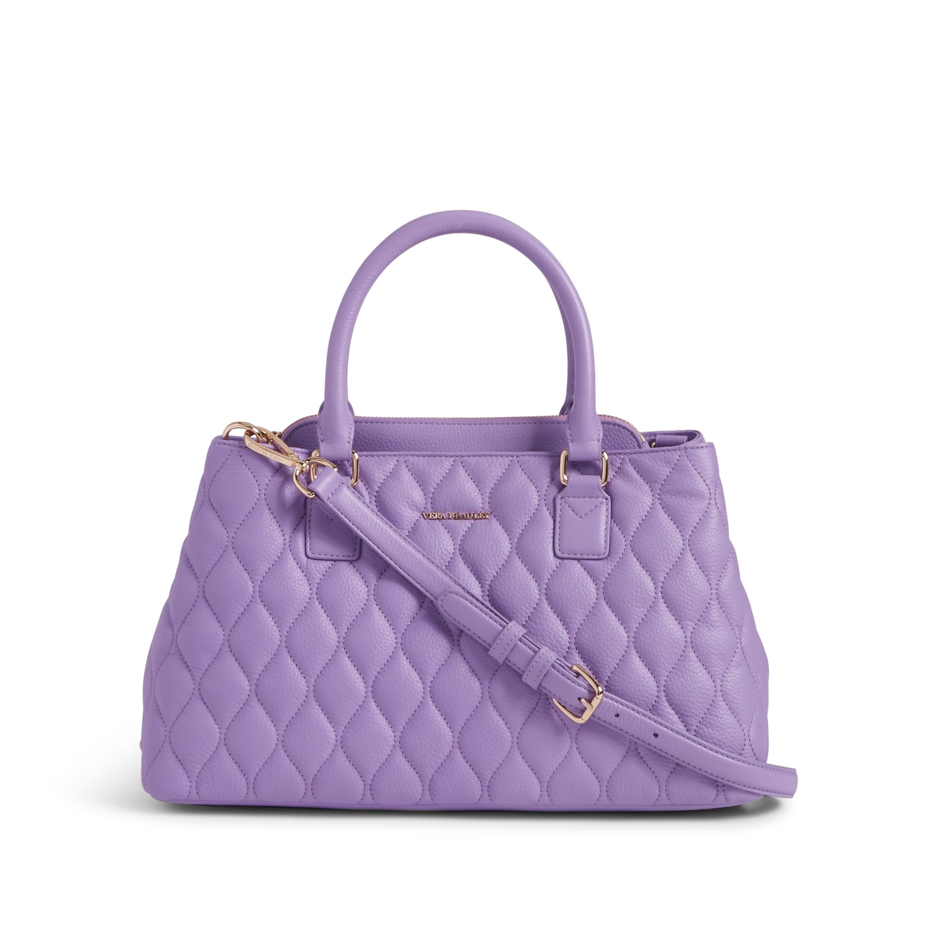 vera bradley quilted emma satchel
