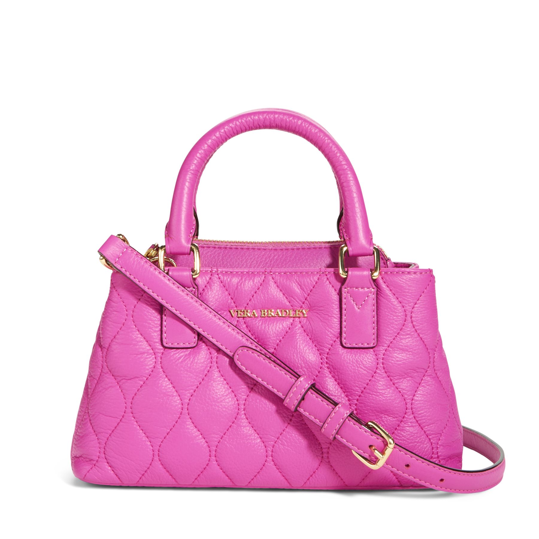 vera bradley quilted emma satchel