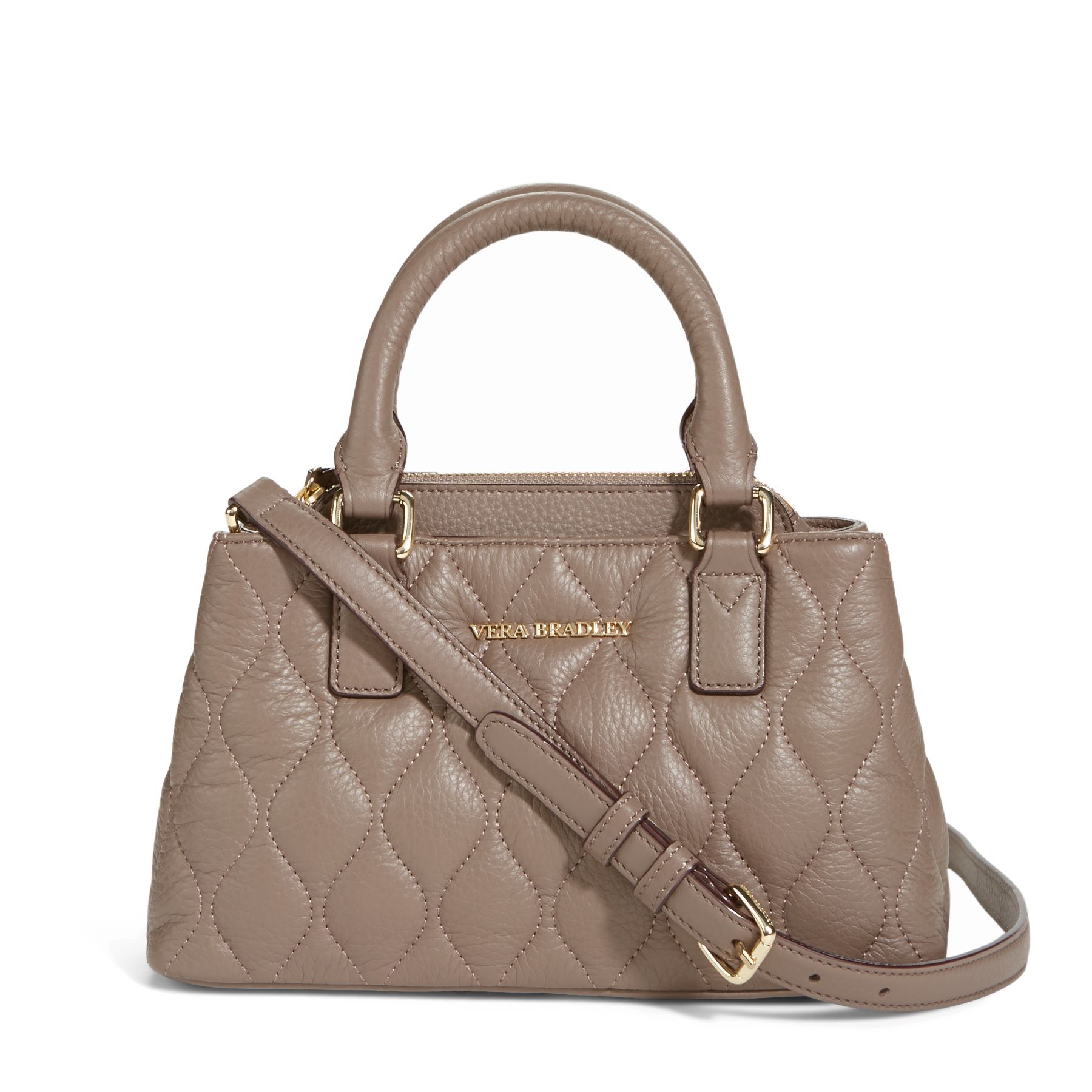 vera bradley quilted emma satchel