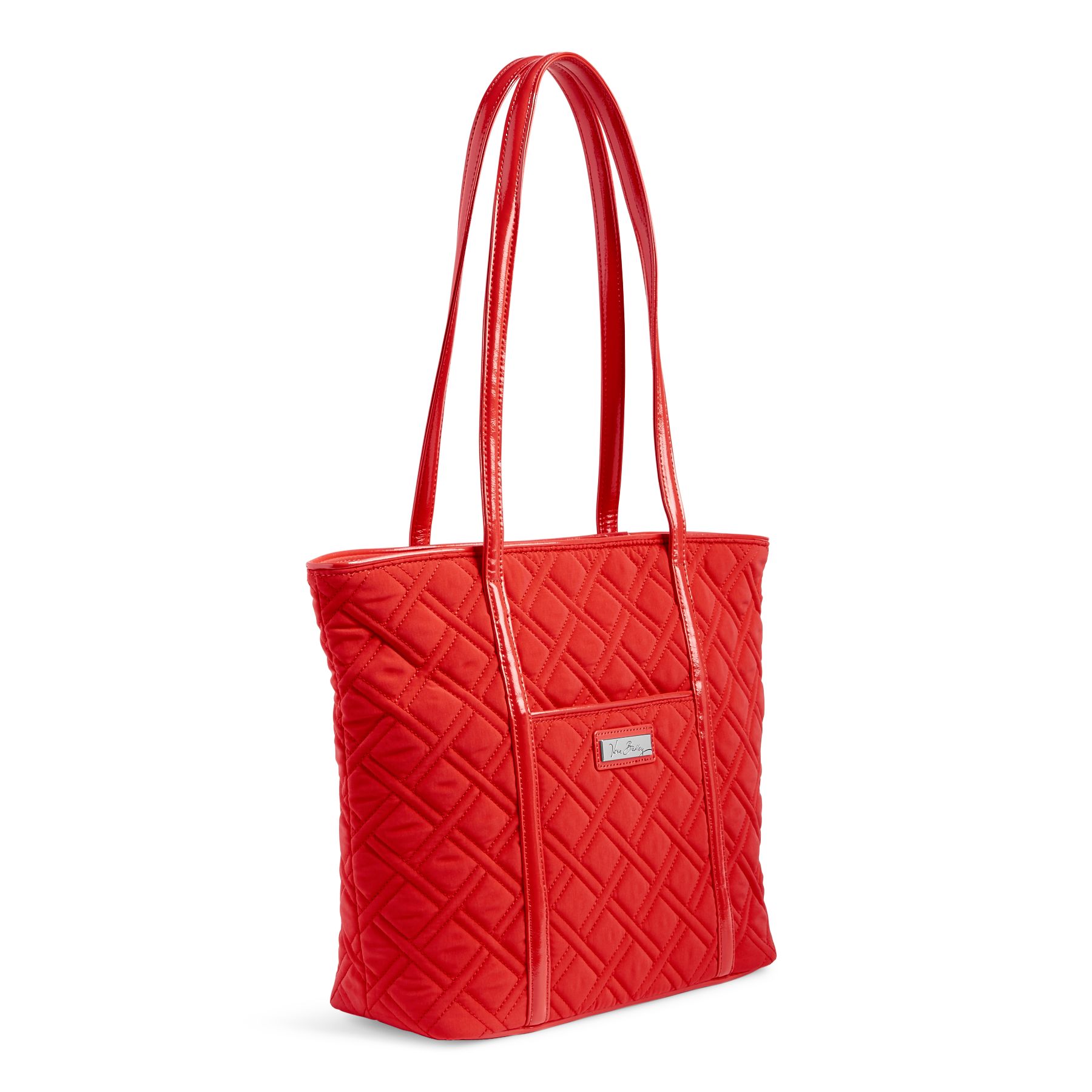 Vera Bradley Microfiber Small Trimmed Vera Tote Bag eBay