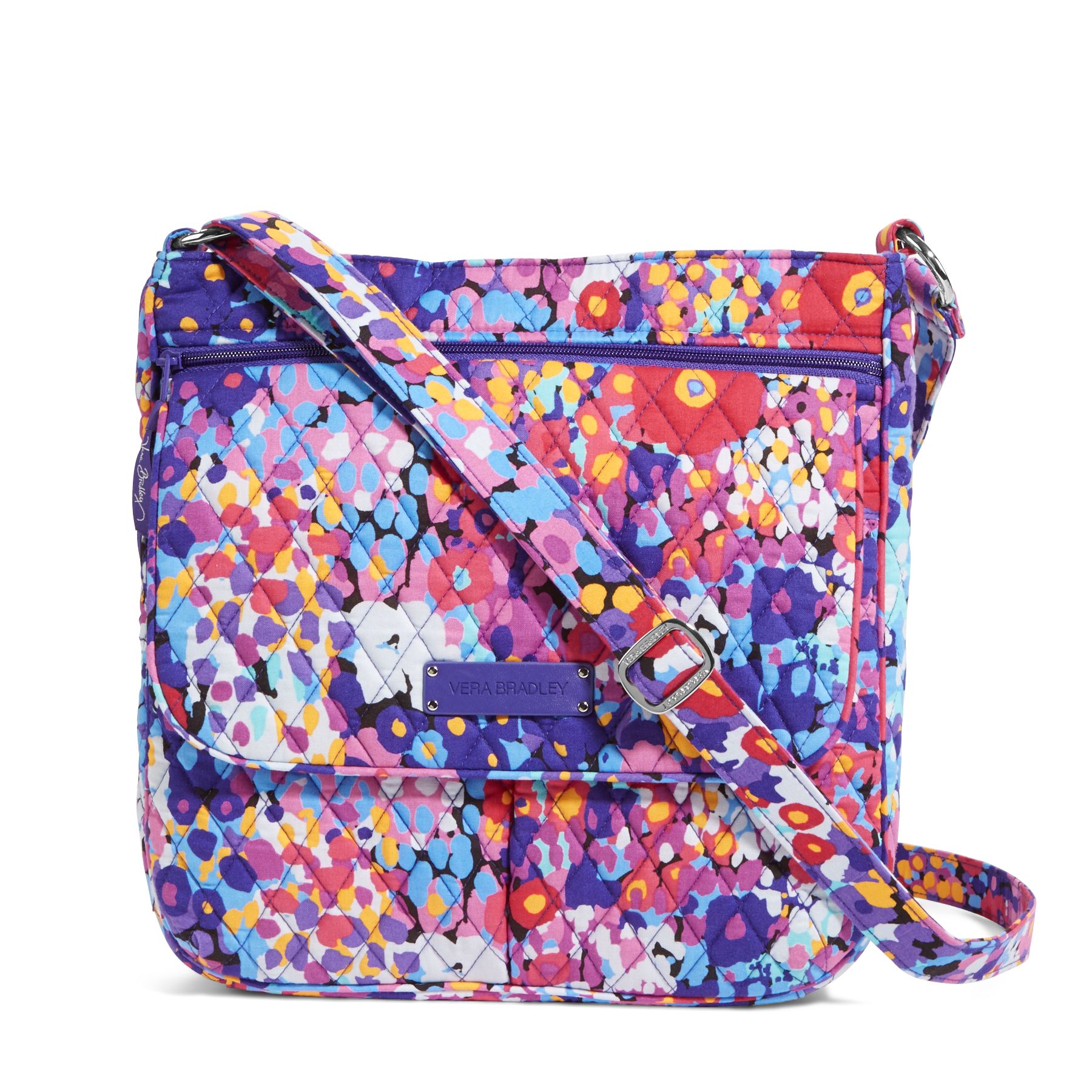 Vera Bradley Double Zip Mailbag Crossbody Bag eBay