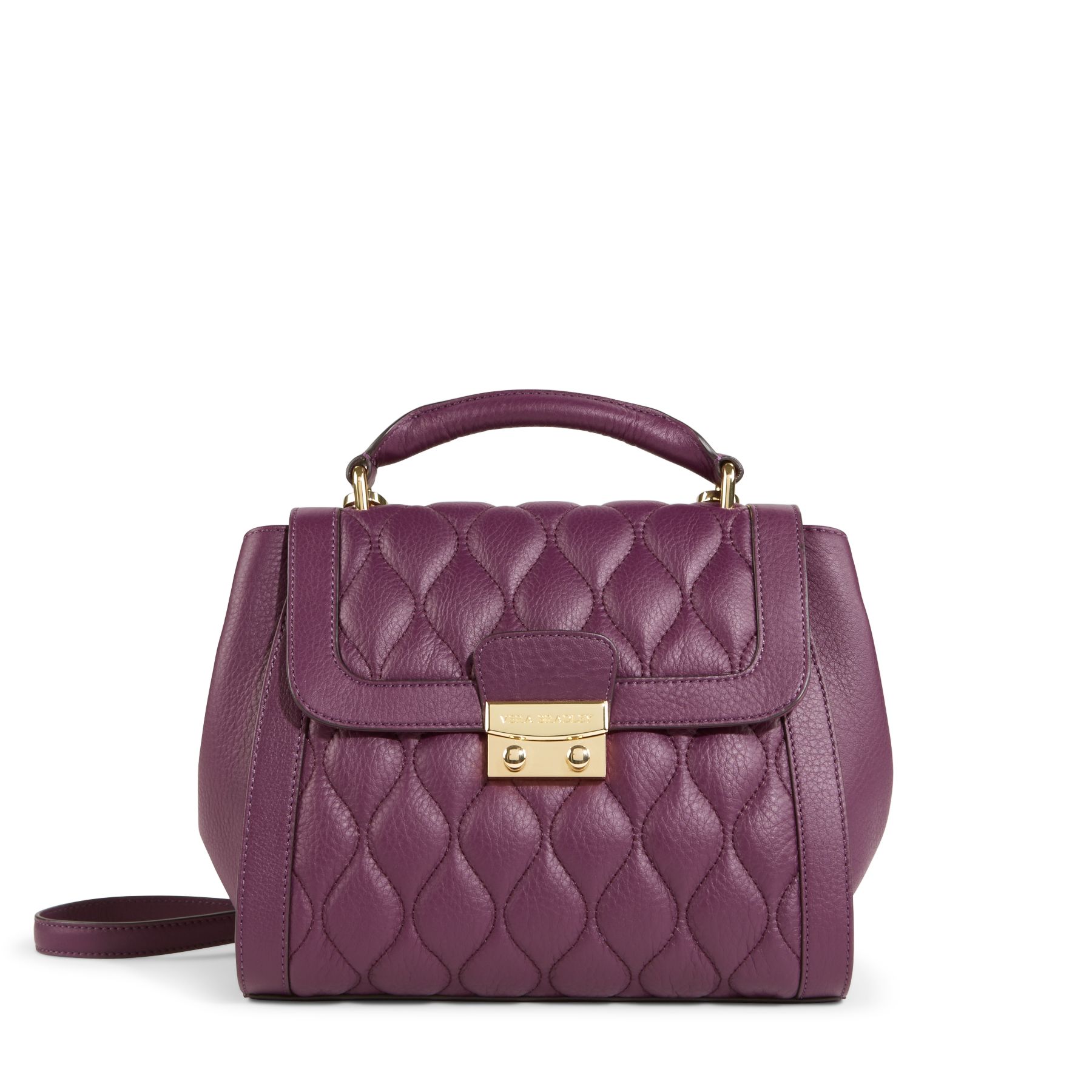 Vera Bradley Quilted Leather Mini Stella Satchel Bag | eBay