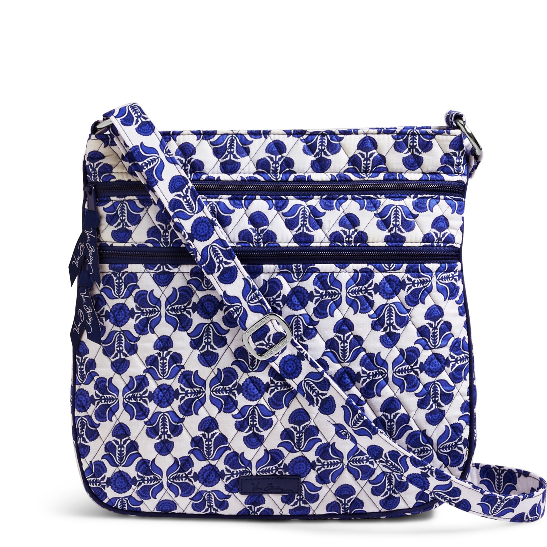 Vera Bradley Triple Zip Hipster Crossbody Bag