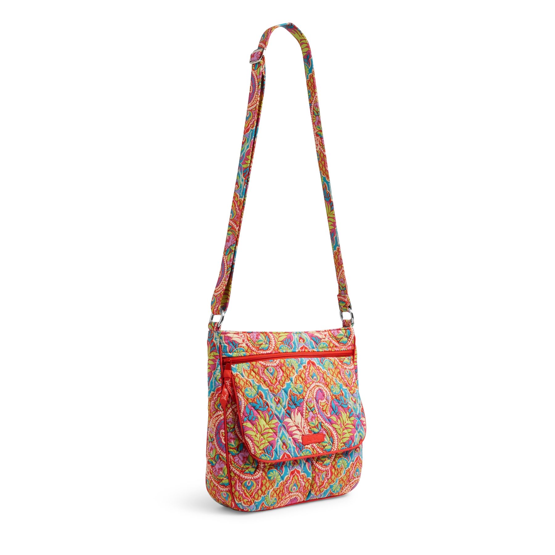 Vera Bradley Double Zip Mailbag Crossbody Bag | eBay