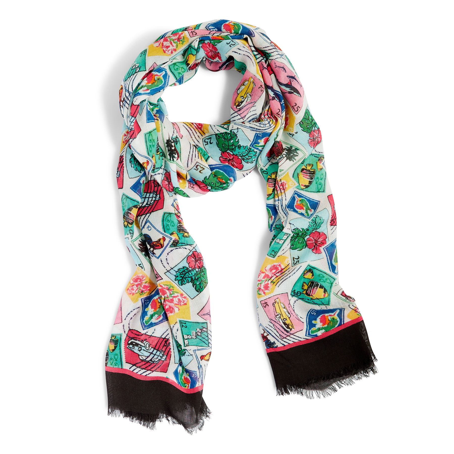 Vera Bradley Soft Fringe Scarf eBay