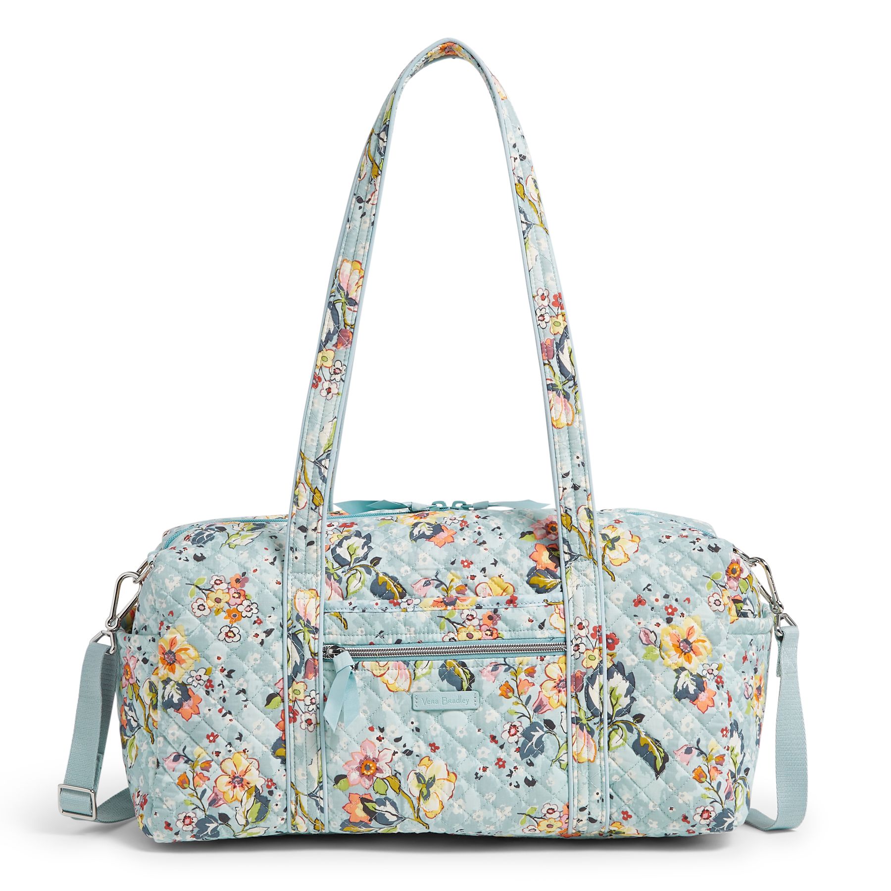 vera bradley quilted duffle bag