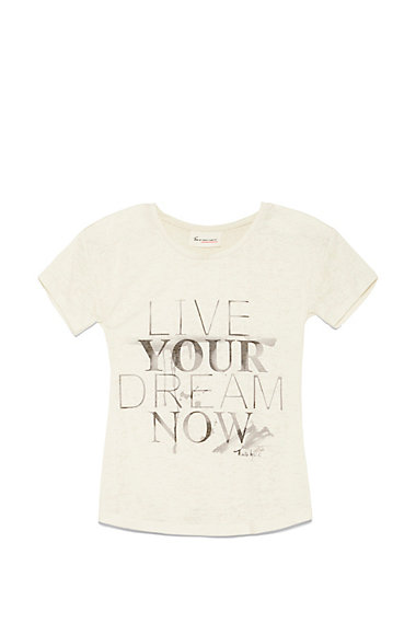 BURNOUT GRAPHIC TEE - Vince Camuto