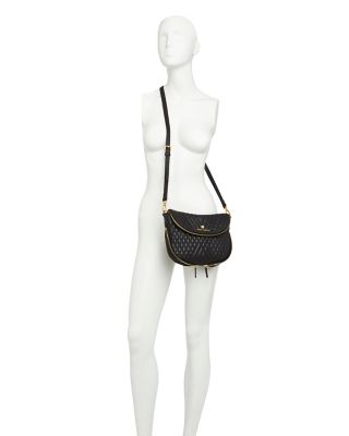 VINCE CAMUTO RIZO3- QUILTED LEATHER ROUNDED CROSS BODY