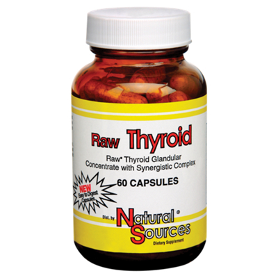 Natural Sources Raw Thyroid Glandular Concentrate with Synergistic Complex 726511252607 eBay
