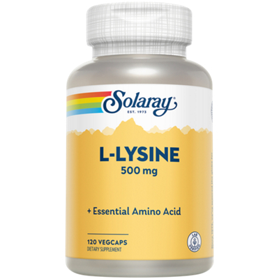 L-Lysine - Free Form Amino Acid - 500 MG (120 Capsules)