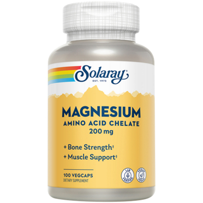 Magnesium - Full Range Amino Acid Chelate - 200 MG (100 Capsules)