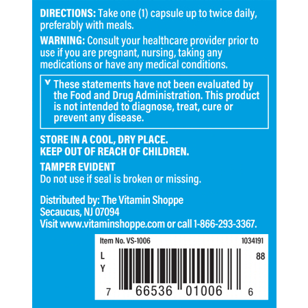 The Vitamin Shoppe Vitamin C-500 Complex Immune Support 500MG