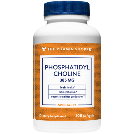 The Vitamin Shoppe Phosphatidyl Choline Softgels 385 MG bottle front