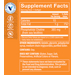 Supplement Facts label for Phosphatidyl Choline Softgels 385 MG