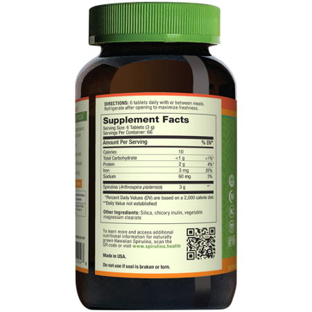 Nutrex Hawaii Pure Hawaiian Spirulina Superfood tablets 500 MG view 3
