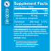 Supplement Facts label for GTF Chromium 200 MCG tablets
