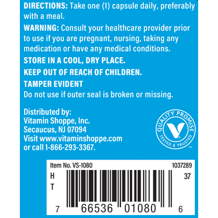 Directions for The Vitamin Shoppe Potassium Citrate 99 MG