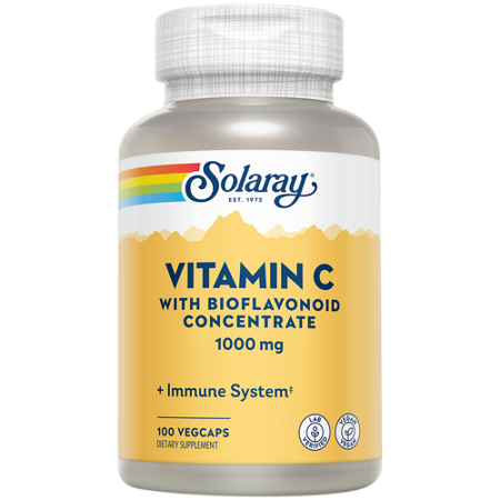 Solaray Vitamin C with Bioflavonoid Concentrate bottle front
