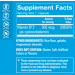 Supplement Facts label for Vitamin B12 Supplements 500 mcg