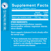 Supplement Facts label for Niacin Cholesterol Support Vegetable Capsules 250 MG