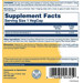 Supplement Facts label for Solaray Vitamin B1 as Thiamine 100 MG