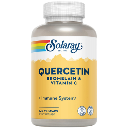 Solaray Quercetin Bromelain and Vitamin C Complex vegcaps front