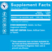 Supplement Facts for Vitamin C 1000 MG Antioxidant Support