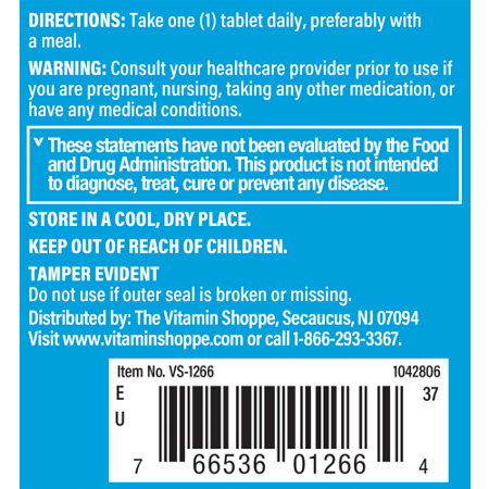 The Vitamin Shoppe P5P Pyridoxal 5 Phosphate B6 Directions