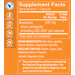 Supplement Facts label for Bromelain Enzyme Sourced from Pineapples 500 MG