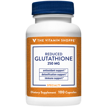 The Vitamin Shoppe Reduced Glutathione 250 MG bottle front
