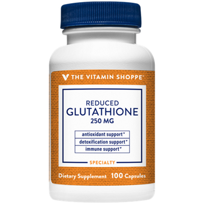 Reduced Glutathione Antioxidant - Immune Support & Cellular Health - 250 MG (100 Capsules)