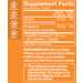 Supplement Facts label for Carnipure L-Carnitine Amino Acid 500 MG