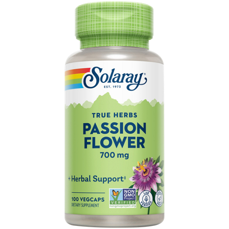 Solaray Passion Flower VegCaps 700 MG bottle front