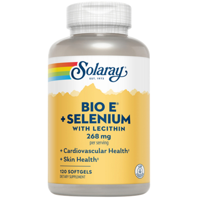 Bio E with Selenium - Provides Antioxidant Activity - 400 IU (120 Perle Capsules)