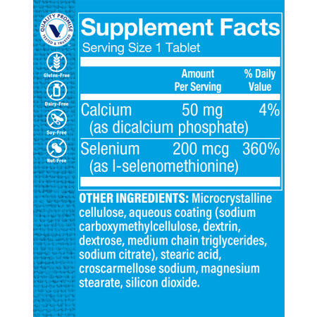 Selenium Supplement Facts for Thyroid & Antioxidant Support